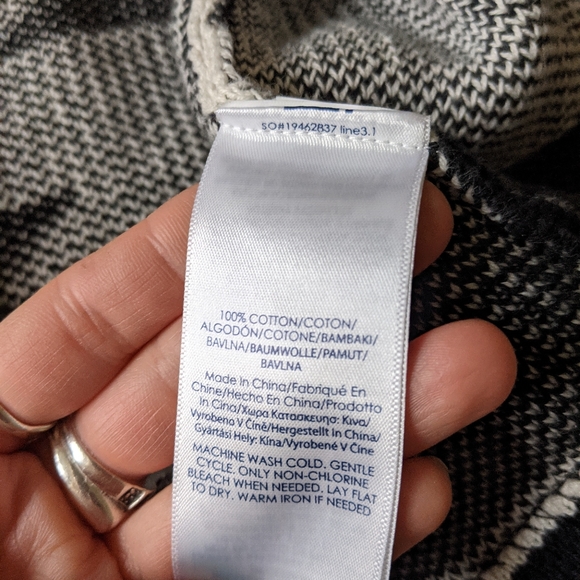 COPY - Chaps aztec print heavy cardigan - Picture 6 of 11